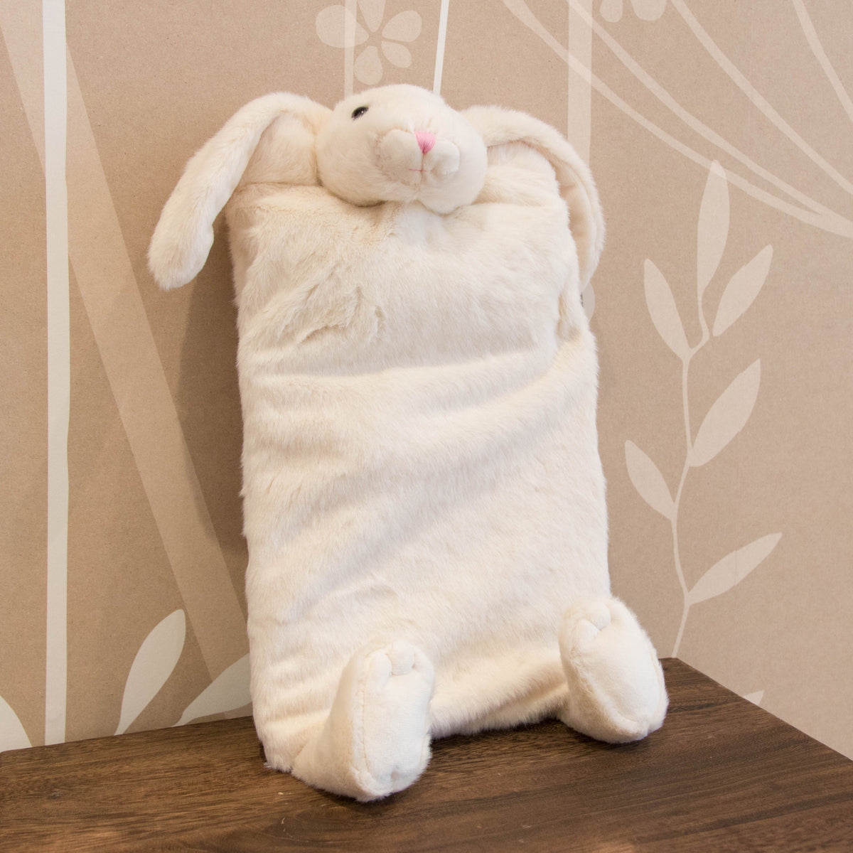 Plush Bunny PJ and bed warmer (cream)