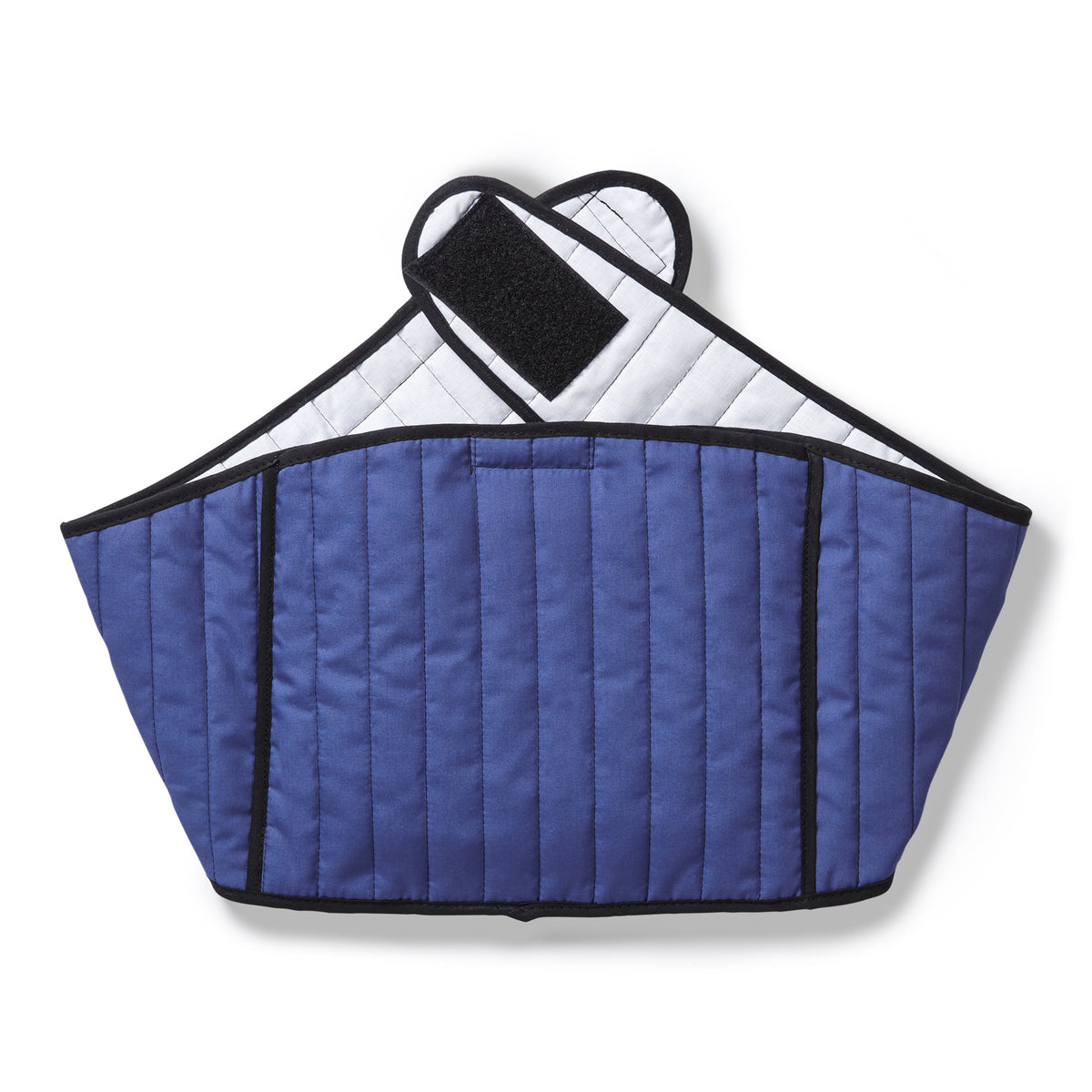 Royal Blue Quilted Cotton Back Wrap