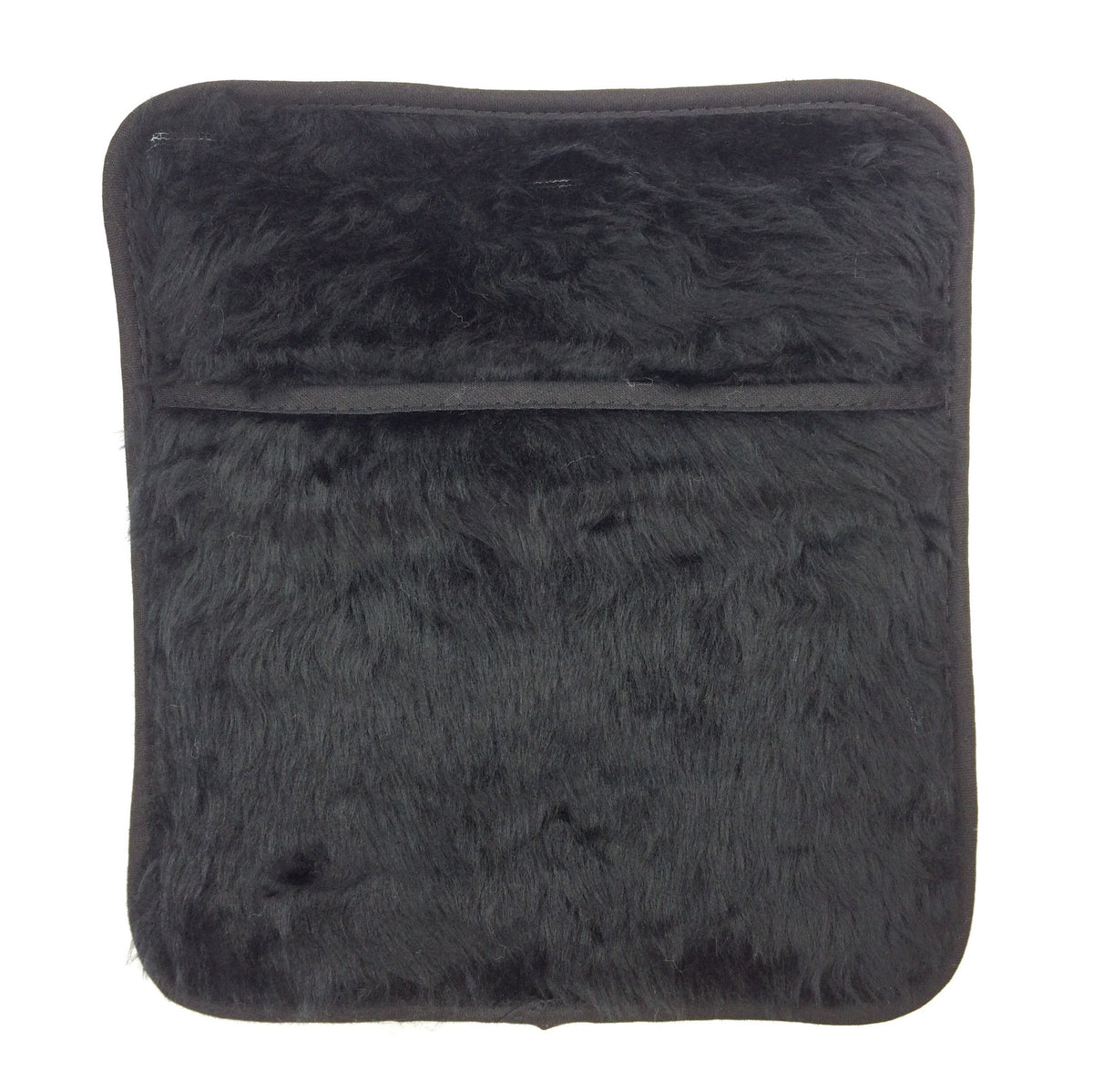 Bam-Bam Black Faux Fur Hottie